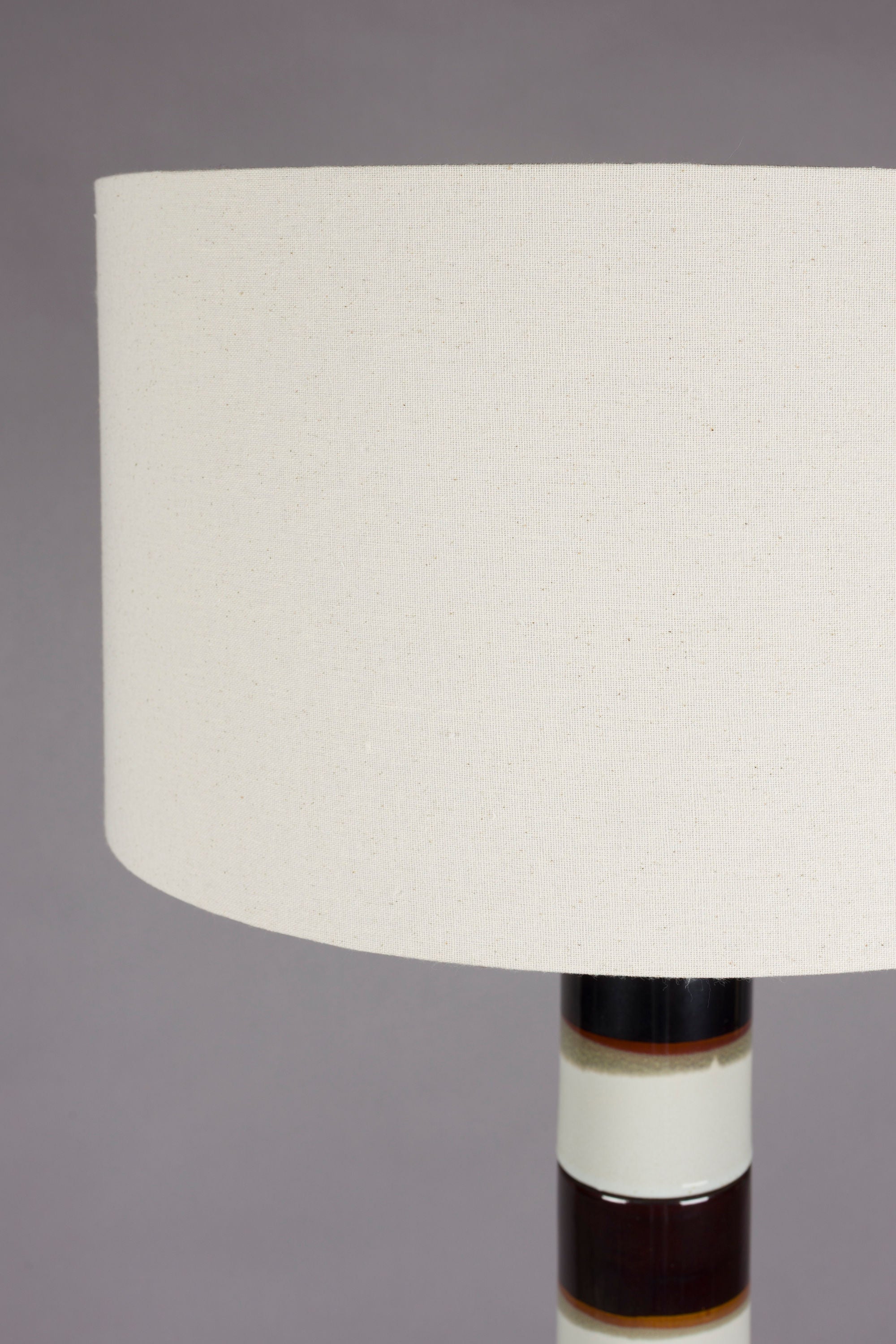 Dutchbone Vertigo Stacked Ceramic Black & White Floor Lamp